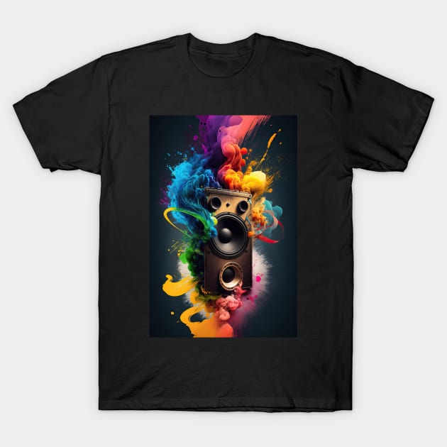 Speaker Splosion T-Shirt by wumples